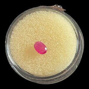 Pink Topaz Oval Faceted Cabochon Stone 6mm X 4mm Loose Gemstone